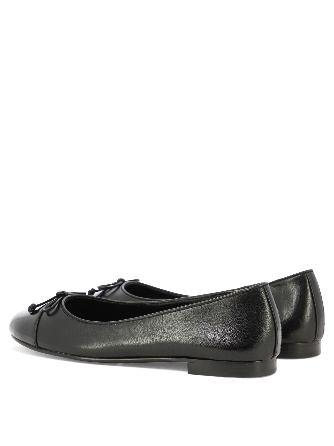 TORY BURCH Black   Cap-Toe ballet flats